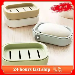 Drain Soap Dish Khaki Innovative Leakproof Convenient Save Space Space Saving Soap Holder Durable Soap Dish Household Products