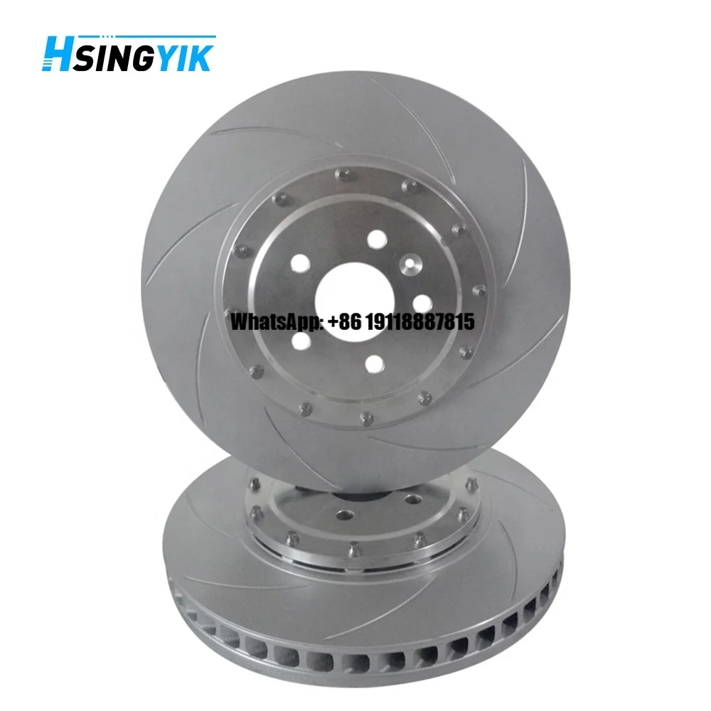 

Hsingyik Front 2-Pieces Rotor Brake Disc for Audi TT TTRS Seat Leon 8J0615301K 370X32MM