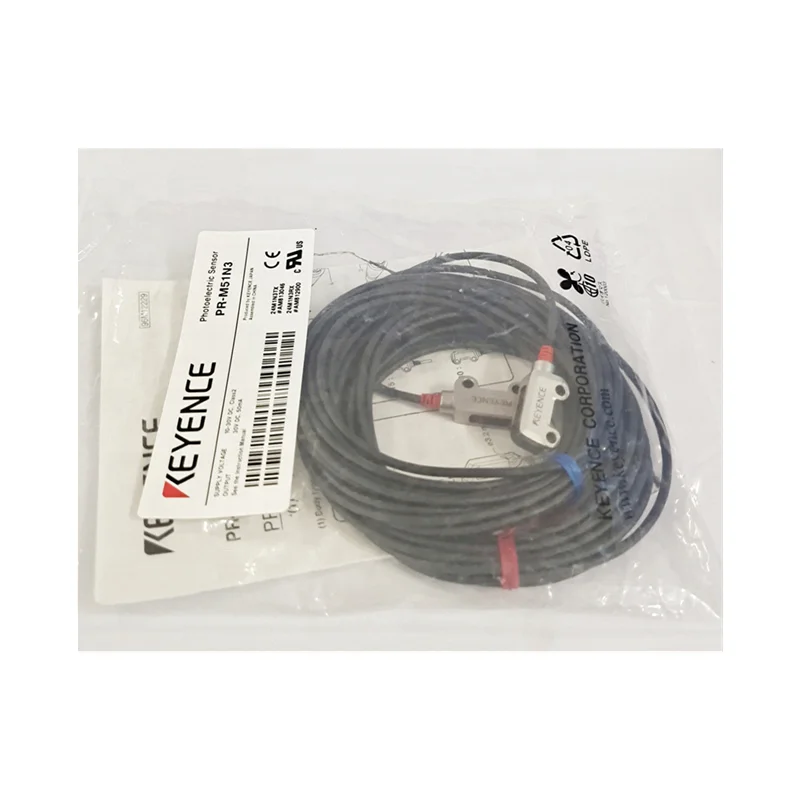 keyence PR-M51N3 Photoelectric Sensor Mini-slim Transmissive Cable Type 1.2m