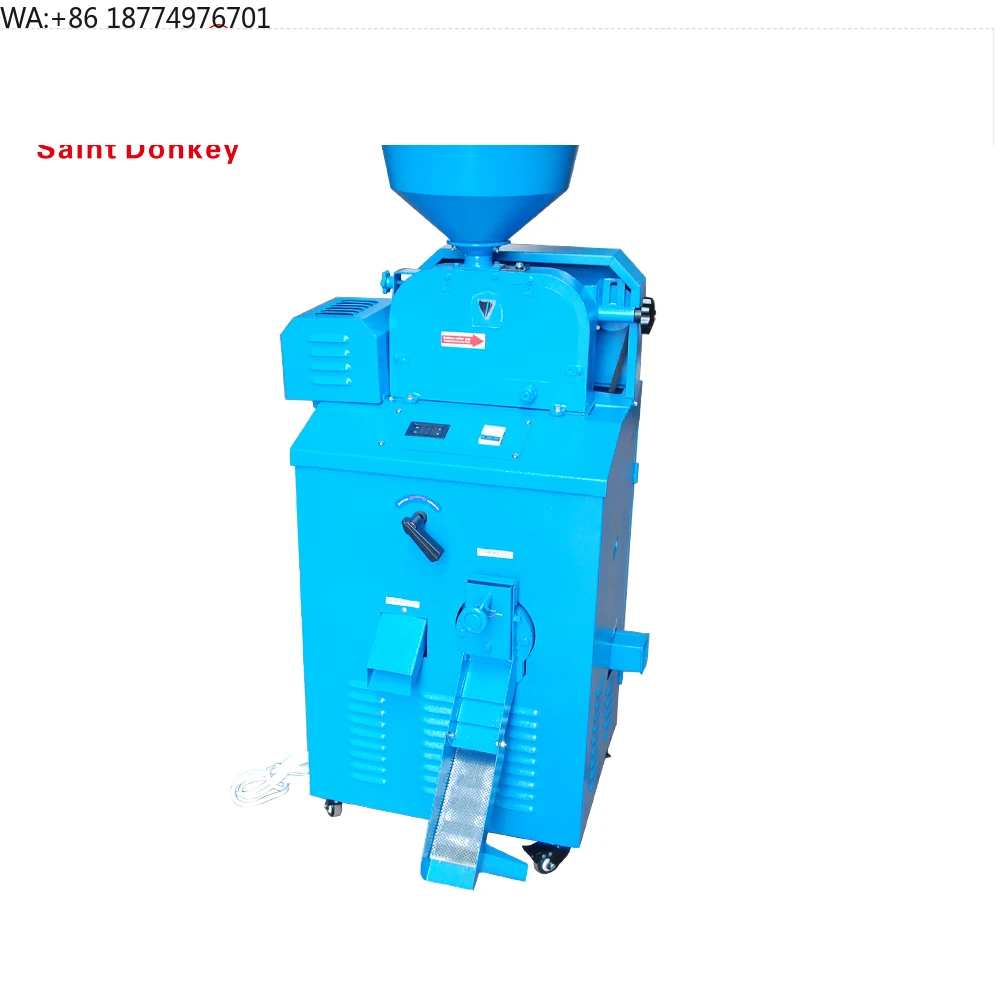 

High Output Rubber Roller Paddy Husker Rice Huller Machine Rice Whitener Machine