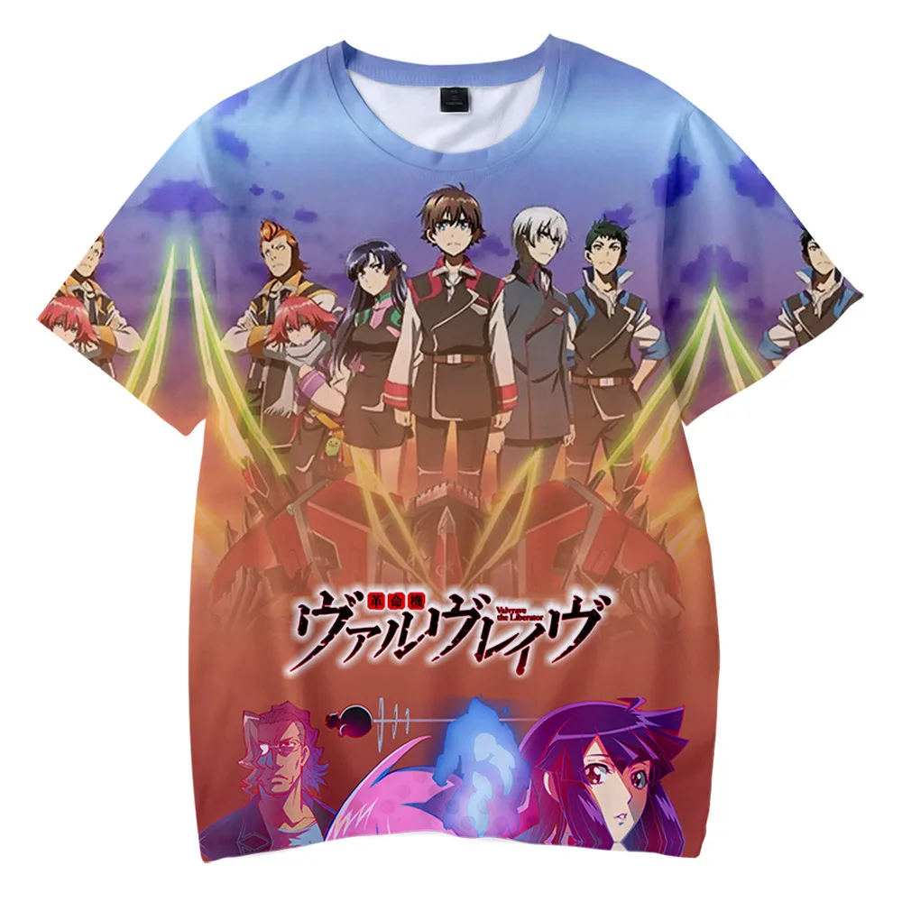 2022 New Arrival valvrave 3D T-Shirt Loose Short-Sleeved Casual All-Match Neutral T-Shirts Clothes