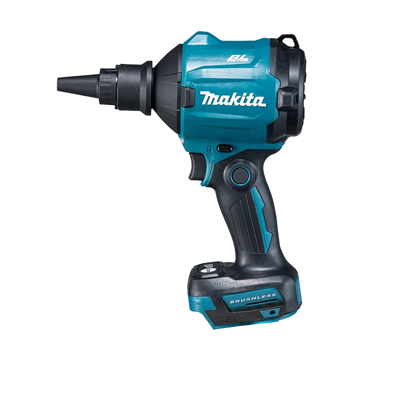 Makita DAS180 2025 Brushless Cordless Air Blower Dust Removal Gun with Nozzle Multifunction Dusting Inflator Tool