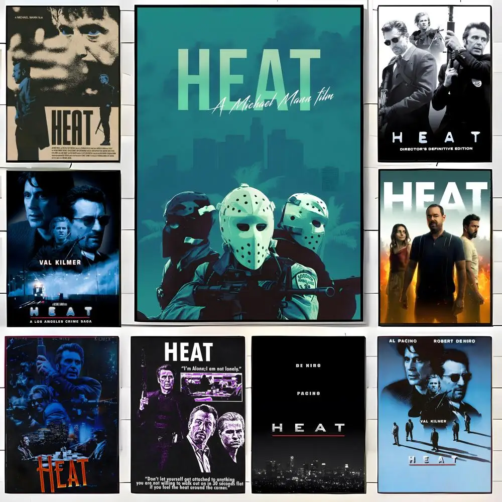 Popular Movies H-Heat Poster  Self-adhesive Art Waterproof Paper Sticker Coffee House Bar Room Wall Decor
