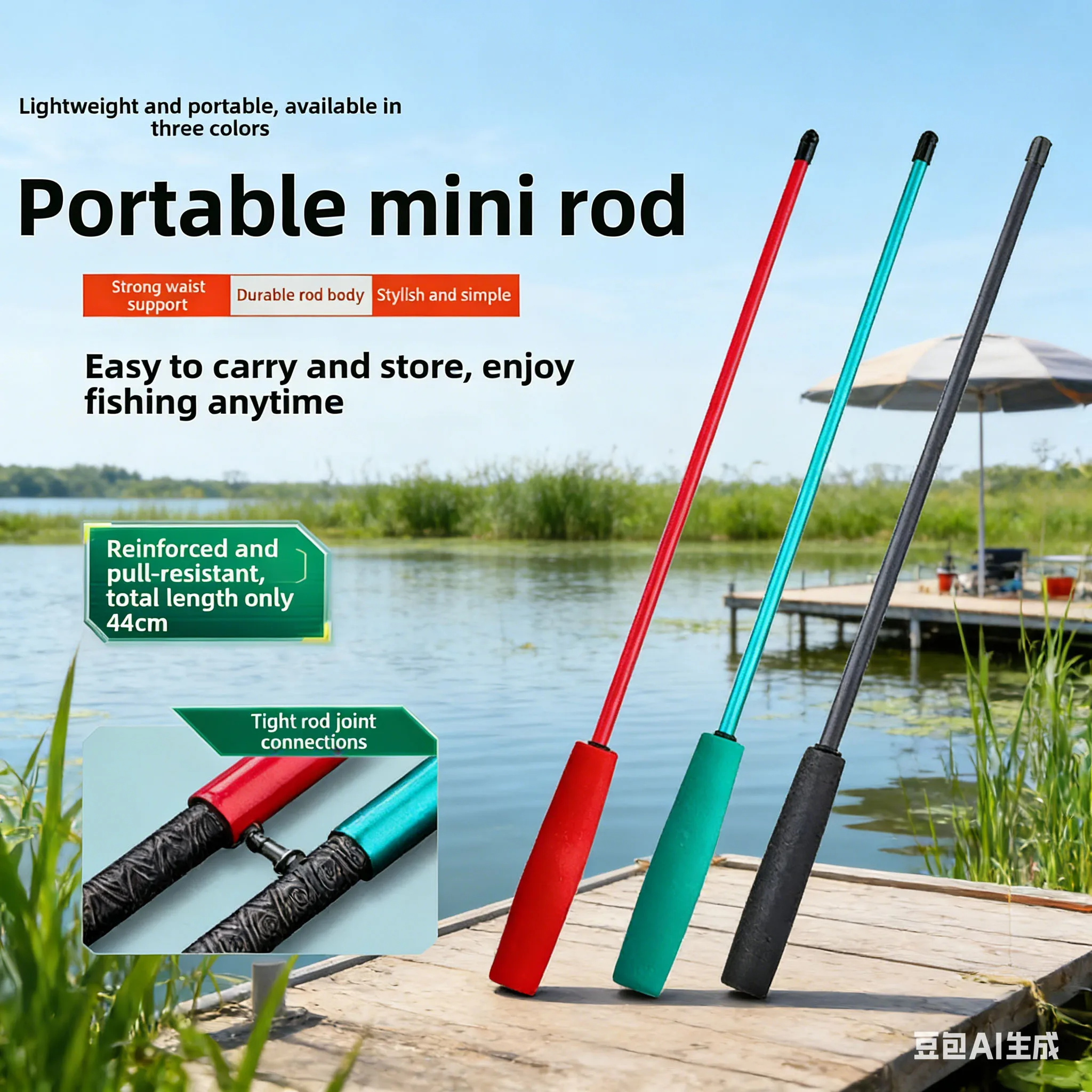 

Shrimp Fishing Rod 1.2/1.5/1.8/2.1/2.4m Carbon 5-piece Telescopic Small Ultralight Stream Cane Pole Fishing Rod Replace Parts