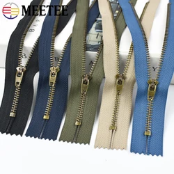 10/20Pcs 4# Metal Zippers 10/13/15/18cm Close-End Zipper Pants Bags Zip Repair Kit Pocket Auto Lock Decor Sewing Zips Accessory