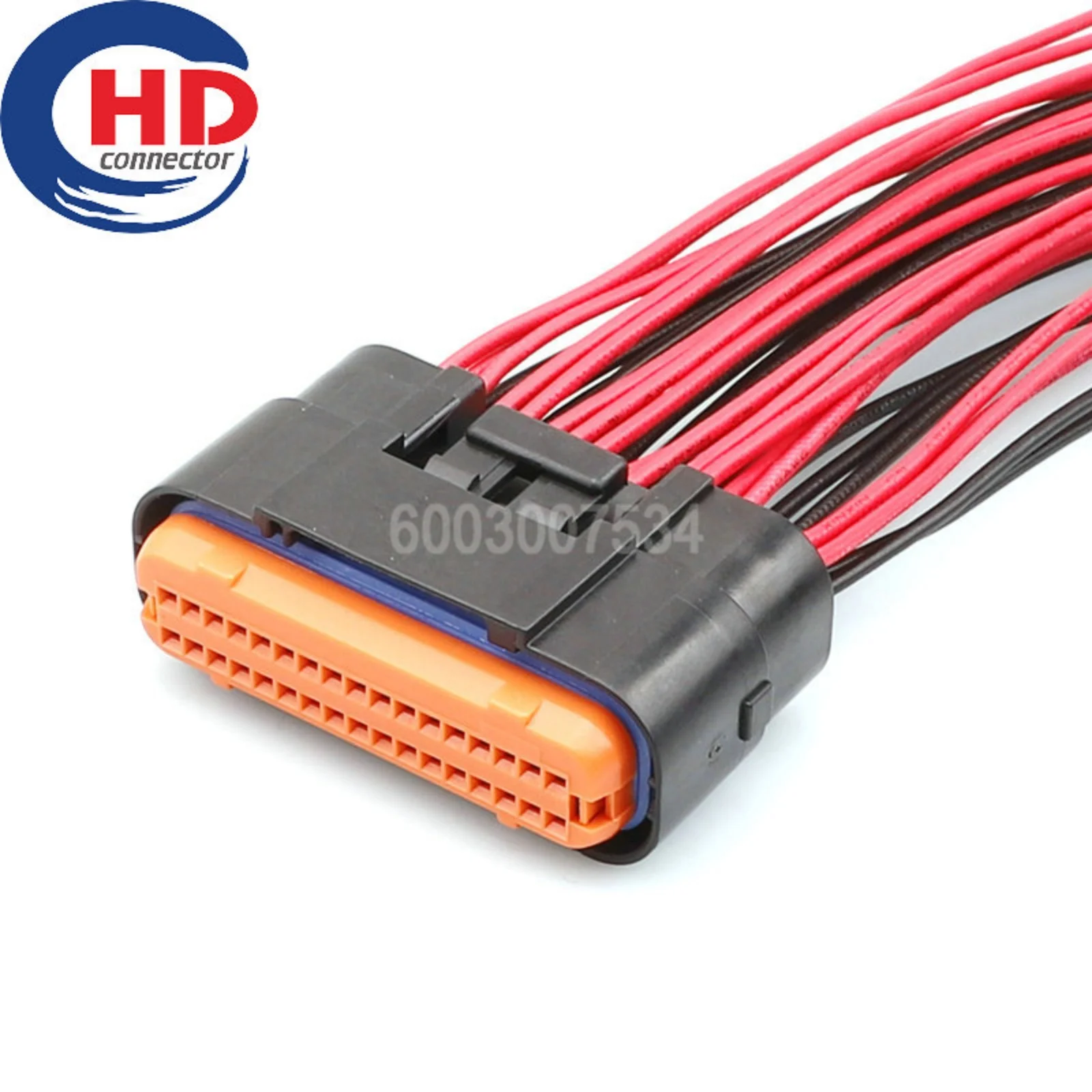 34 Pin Connector  Unsealed  Series Female Connector Cable Plug Motorcycle Electrical Harnesses Wiring Harness MX23A34SF1
