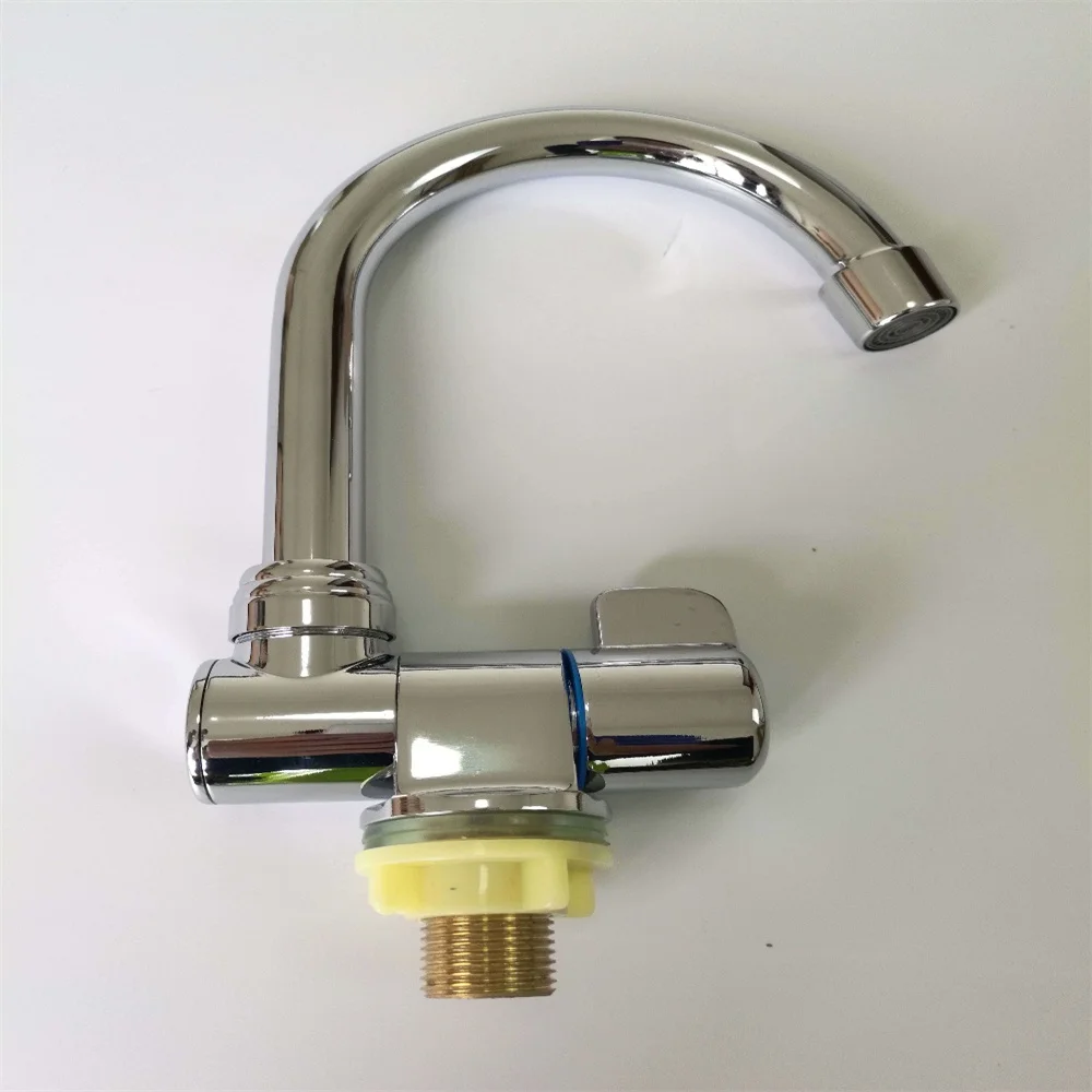 Brass Cold Water Folding Water Faucet Tap 200*94mm Marine Boat RV Caravan #006