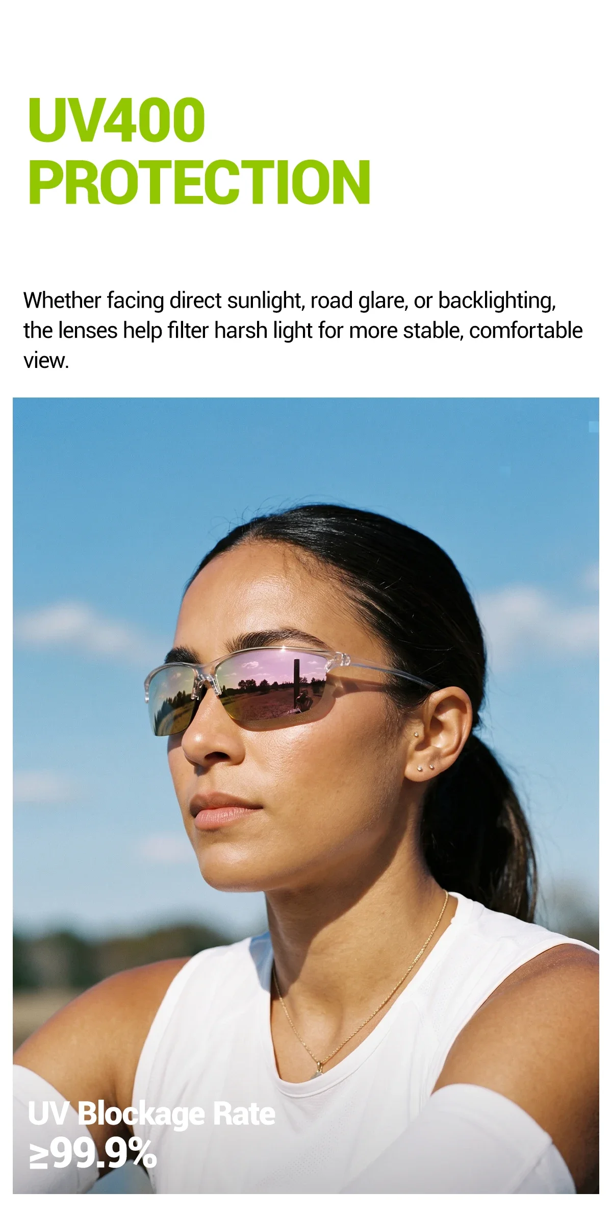 Kapvoe 2026 Wanderbrille Photochrome Radsport-Sonnenbrille Laufbrille Sportbrille für Outdoor-Aktivitäten Hochbelastbare Hochelastische Schutzbrille – Detail 9