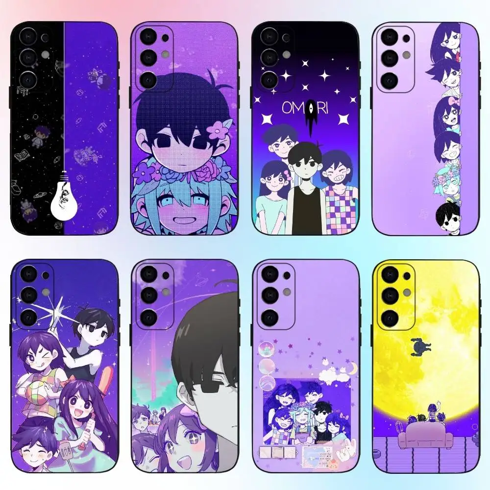 

N-New G-Game O-Omori Phone Case For Samsung S25,S24,S21,S22,S23,S30,Ultra,S20,Plus,Fe,Lite,Note,10,9,5G Black Cover