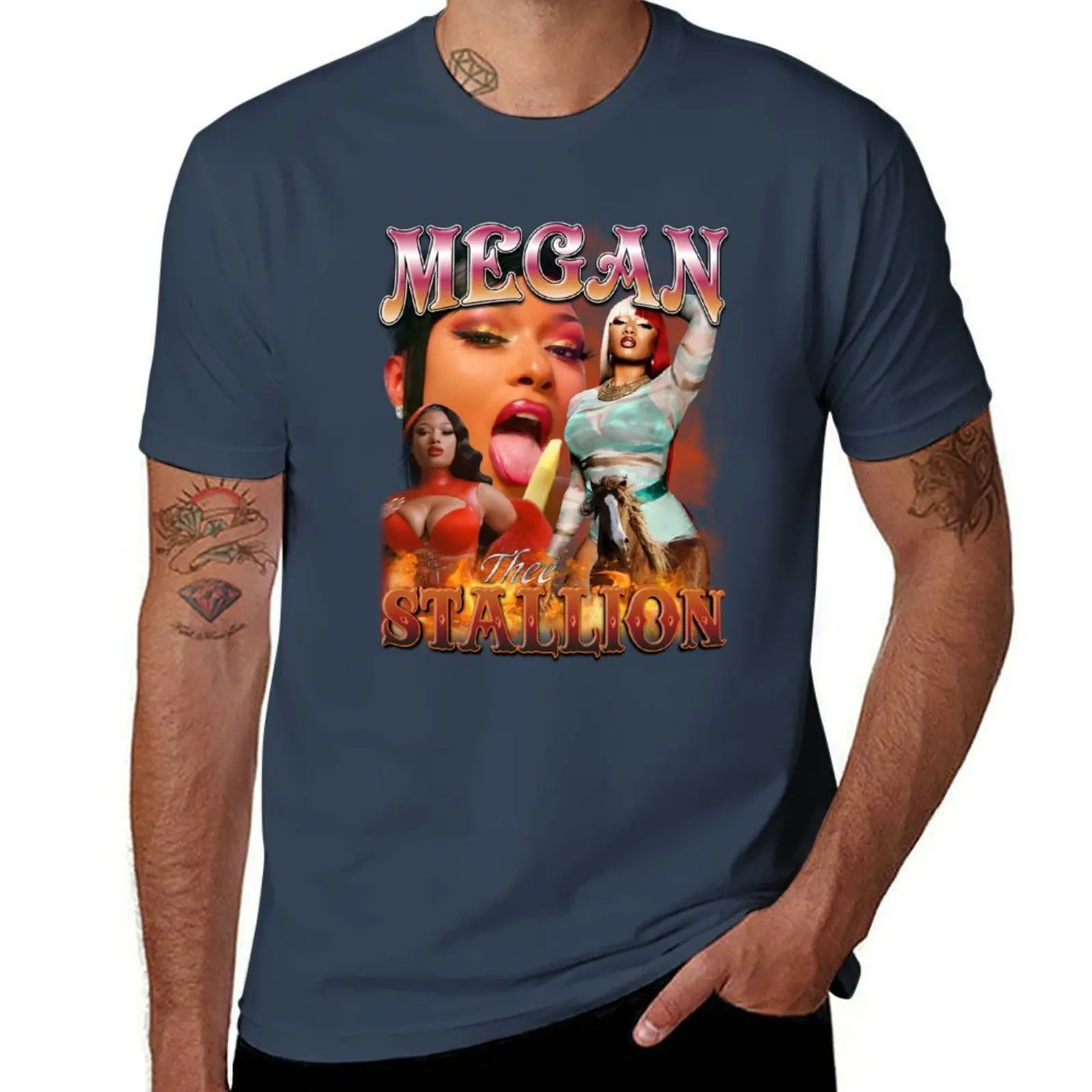 

Mégan Thée Stállion singer T-Shirt t shirt man luxury man t shirts for men casual T-Shirt