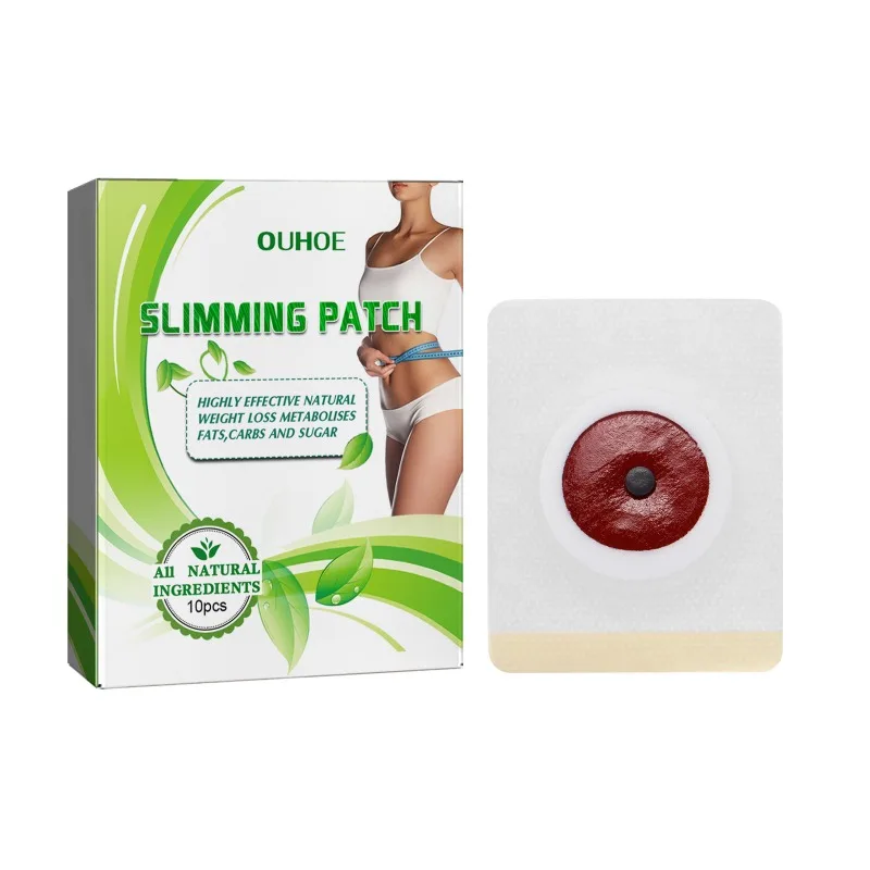 Parche Herbal para adelgazar el vientre, pegatina para el ombligo Abdominal, quema rápida de grasa, desintoxicación para perder peso, moldeador corporal, reafirmante