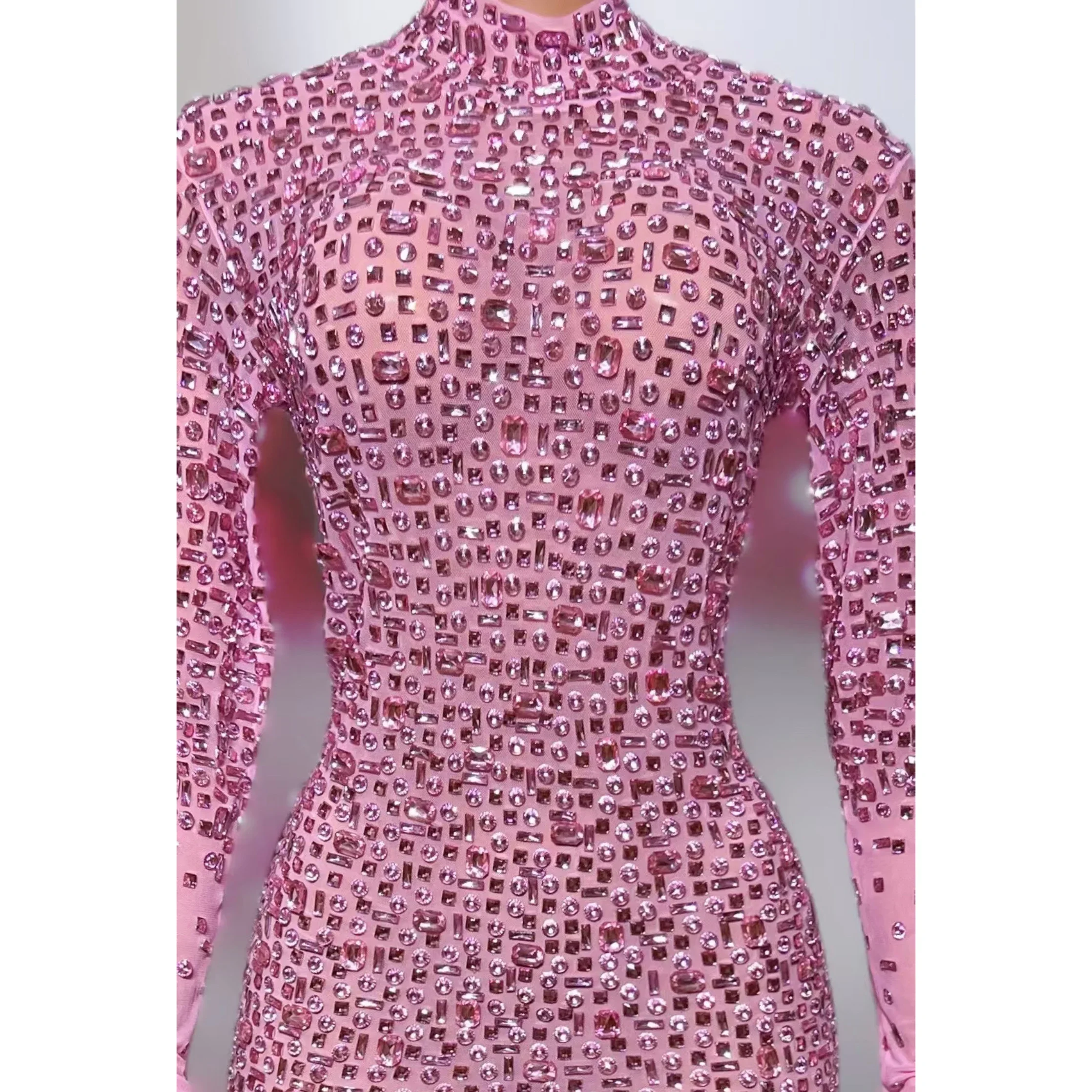 Strój urodzinowy dżetów sukienka na imprezę kobiety festiwalowe suknie wieczorowe Bar Ds Dj strój sceniczny Gogo kostiumy taneczne