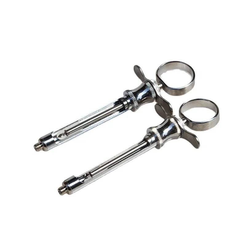 Dental Anesthesia Syringe Stainless Steel Manual Power Cartridge Reusable Suction Injection Oral Therapy Equipment Accessories