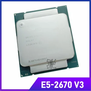 وحدة المعالجة المركزية Xeon ، E5-2670V3 ، SR1XS ، X99 ، 2.30 جيجاهرتز ، 30 ميجا ، 12 نواة ، E5 2670 ، E5-2670 V3 ، LGA2011-3 أفضل 8 لوحات أم X99 DDR5 مبيعا - رقم 2