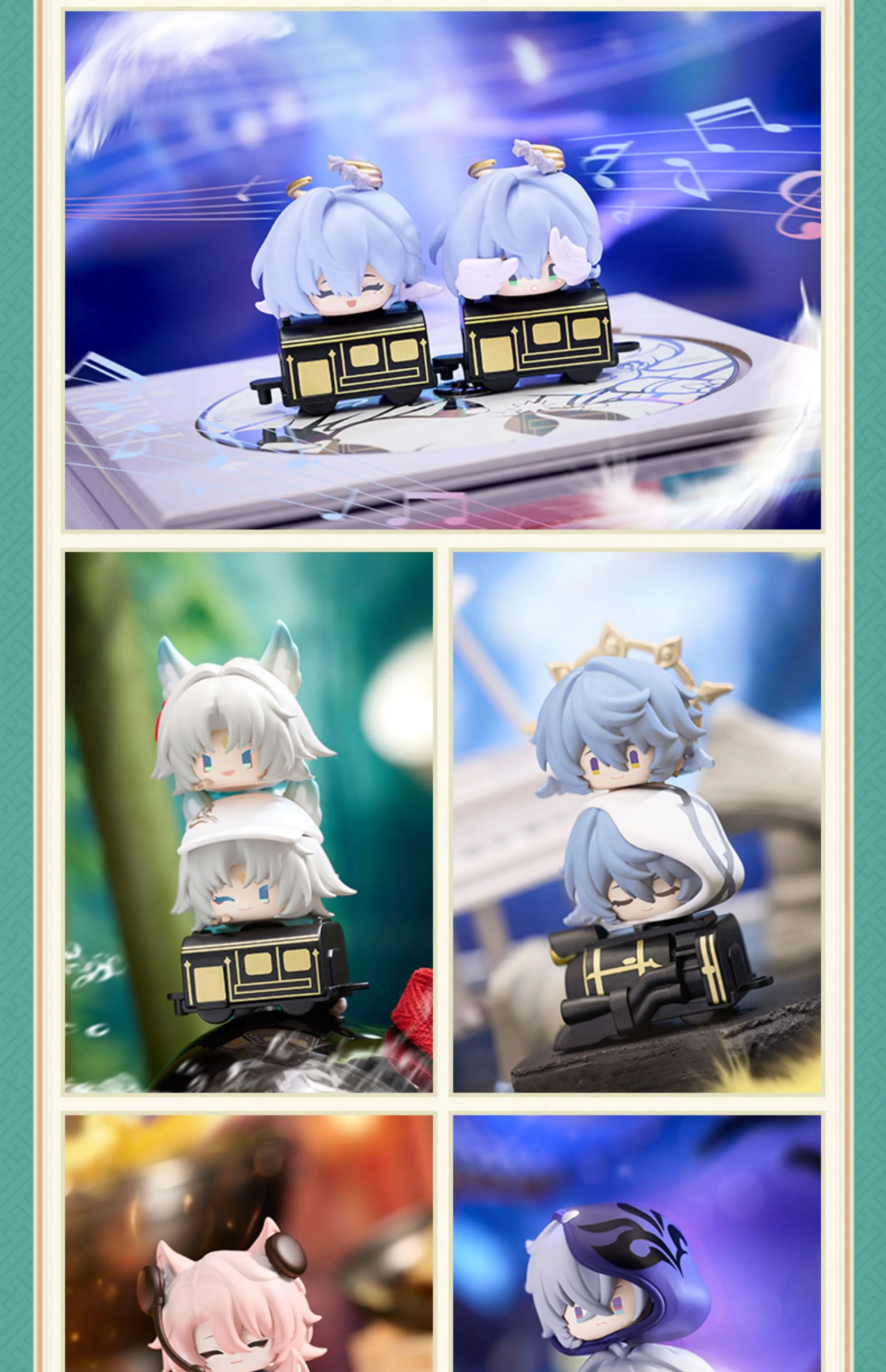 Neue echte Mihoyo V3 Honkai Star Rail stapelbare Figuren trendige Blind Box Spielzeug Figur Desktop Dekoration Geschenk Ornament – Detail 10