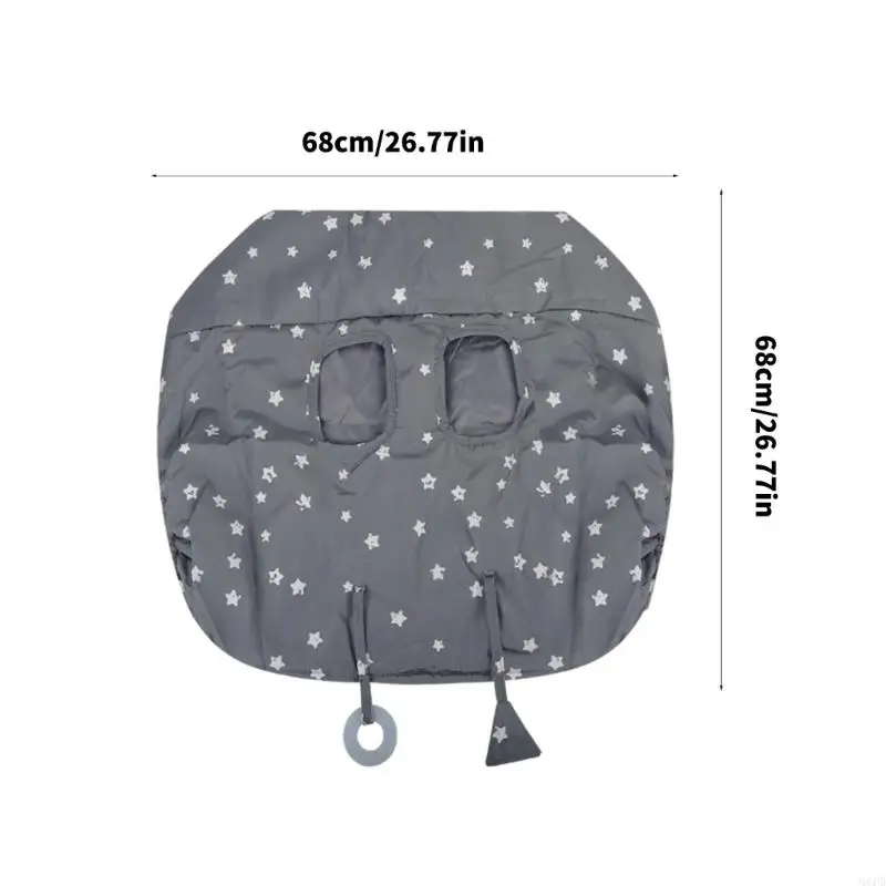 Cubierta para carrito compras para bebé, Universal, fácil limpiar, plegable, para carritos supermercado y sillas