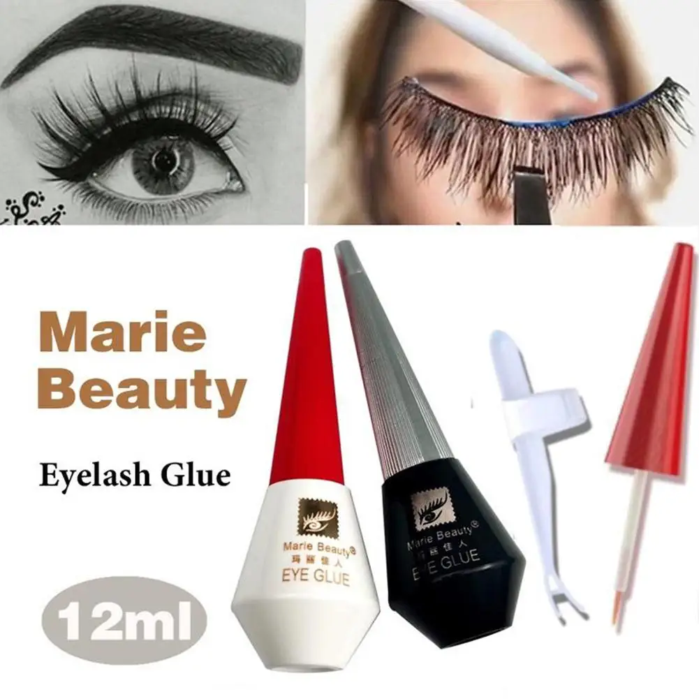 12ml Quick DRY Eyelash กาวกาวที่แข็งแกร่งสําหรับขนตาปลอมและส่วนขยาย Professional Lash อุปกรณ์ X2H7