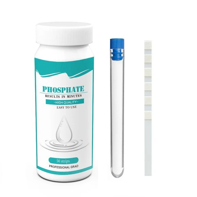 AT02-Multiparameter Water Test Phosphate Test Strips For Fish Tanks And Pond Easy To Use, Fast Result Aquarium Test Strips