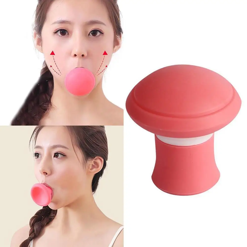 NEW High-end V Shape Faceshape Fitness Face Masseter Aw Muscle Exerciser Face Lift Firming Silicone V-shaped Thin Breathing Tool