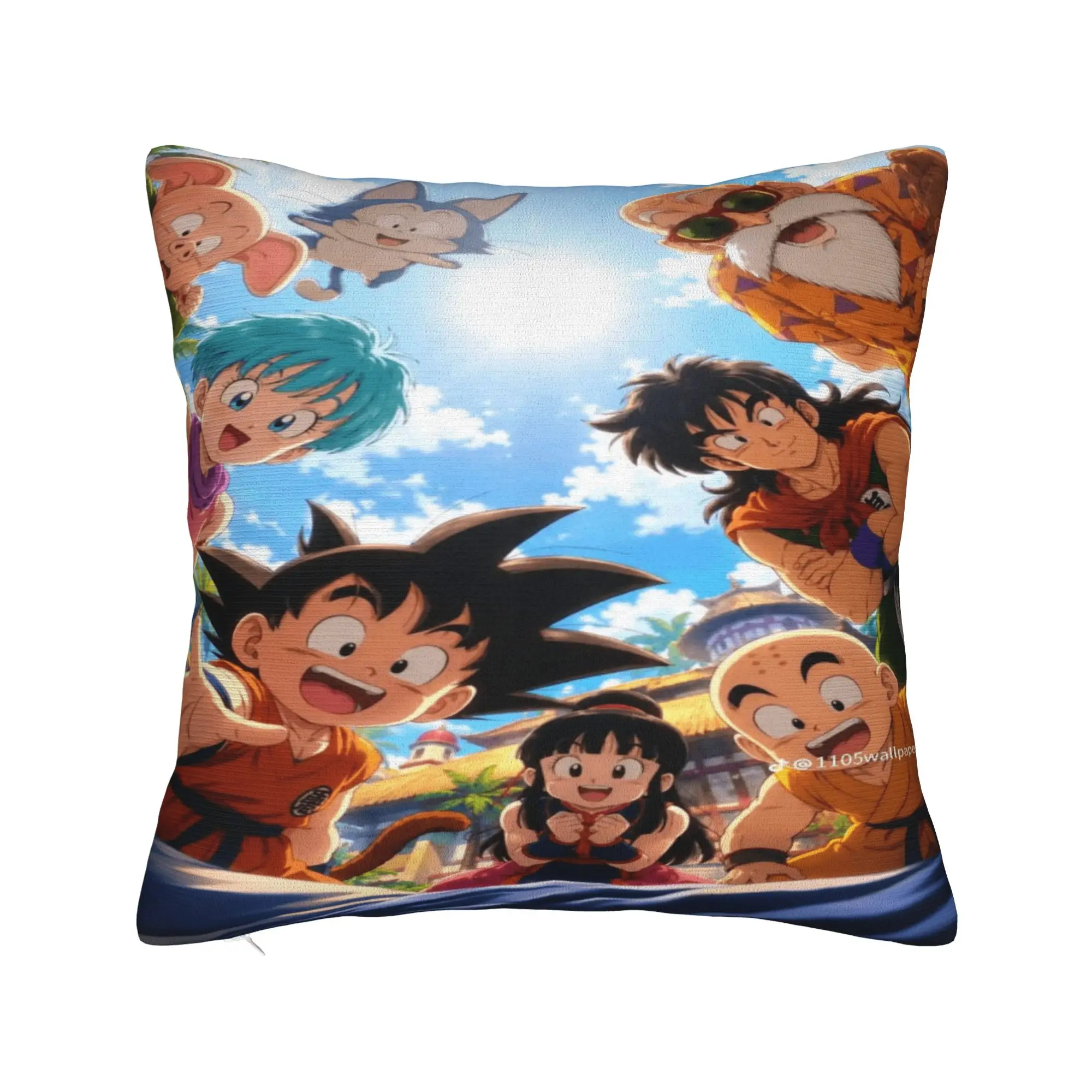 D-Dragon Anime Pillow Case  Morden Pillow Cover Print Pillowcases For Living Room Chair