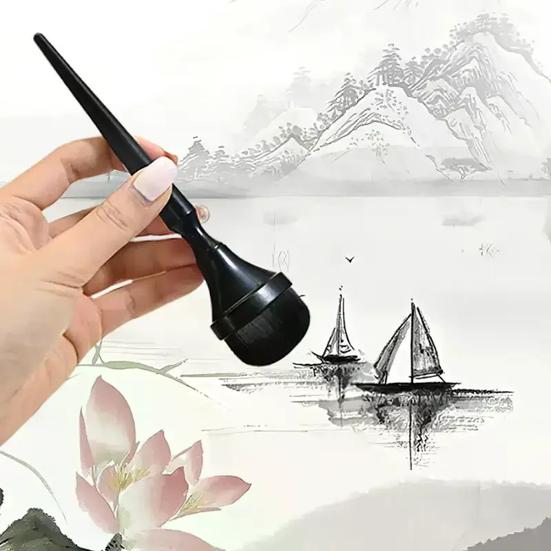 

2/3/5Pcs Black Rendering Brush Durable Watercolor Paint Brush For Charcoal Pastel And Embossing Ideal For DIY Scrapbooking