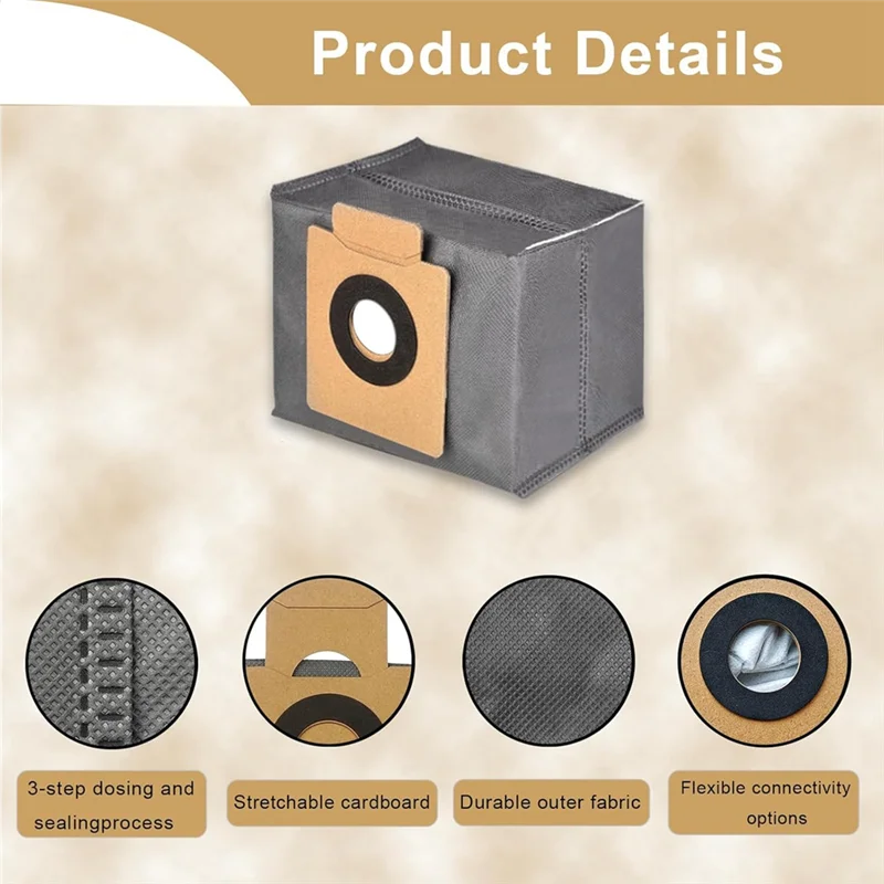 A85I-قطع غيار المكنسة الكهربائية لـ Eufy X10 Pro Omni جهاز آلي لتنظيف الأتربة استبدال طقم قطع غيار وسادات الممسحة أكياس مكنسة