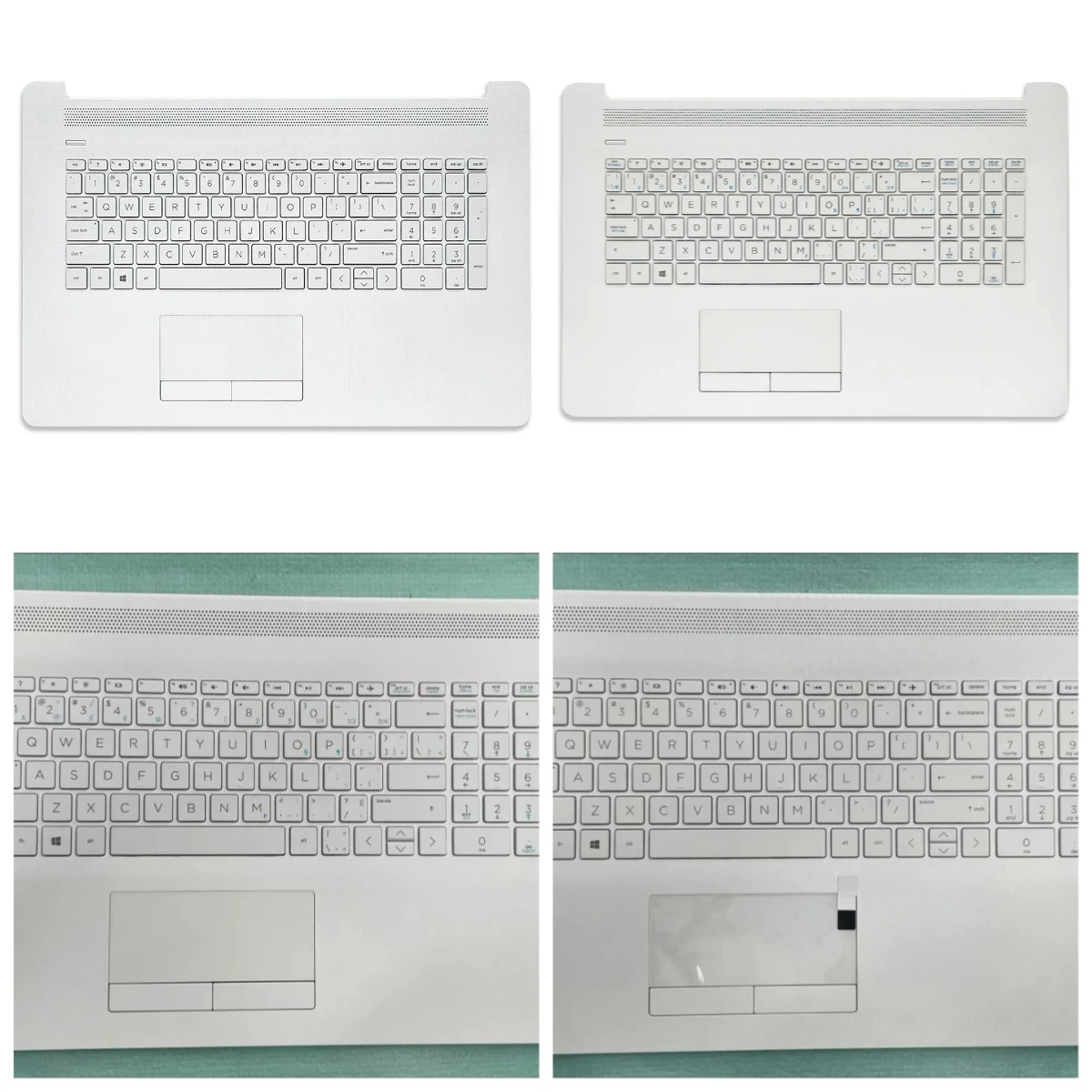 nouvelle-coque-superieure-pour-ordinateur-portable-17-ca-17-by-17q-cs-17-cr-470-g7-tpn-i133-avec-clavier-sans-retroeclairage-blanc-et-repose-poignets