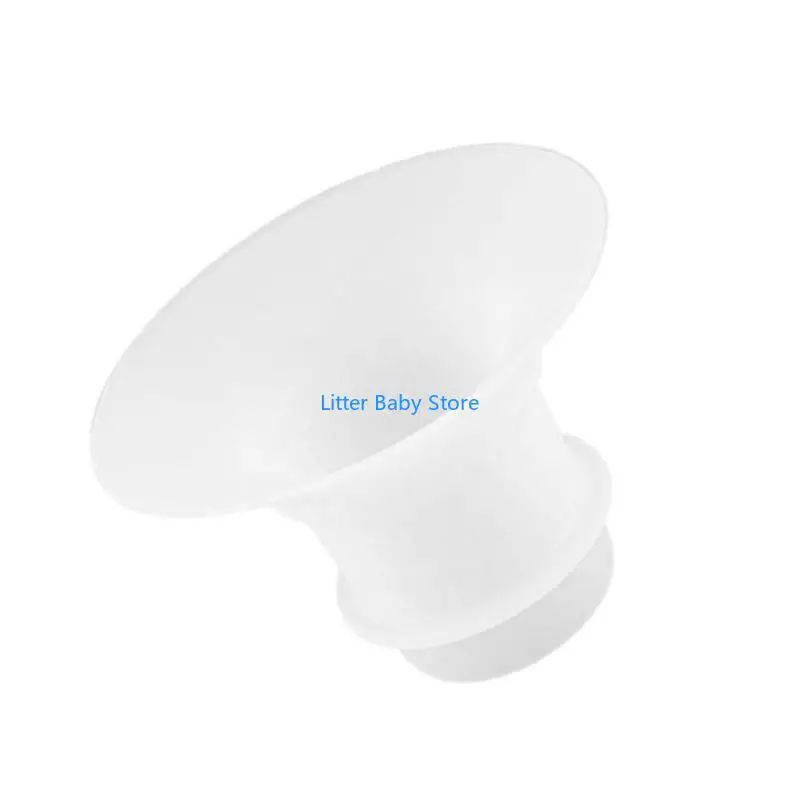 N80C محول شفة مضخة الثدي المريح محول بوق مضخة الثدي المريح 4 أحجام تحسين راحة الضخ #5