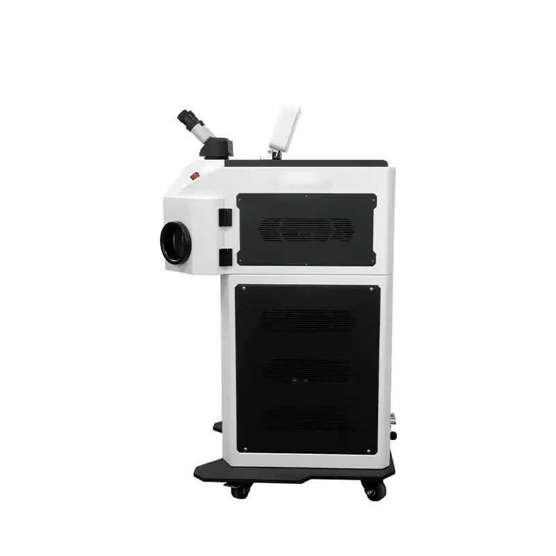 New 200W Jewelry Laser Welding Machines With Microscope and CCD Monitor for Gold Silver Necklace Ring Bracelet Precision Welded