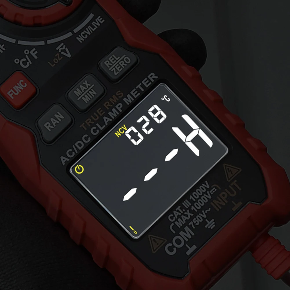 TA813B 1000A True RMS Clamp Meter with NCV Detection Backlit VA Display Multifunctional Electrical Testing Tool