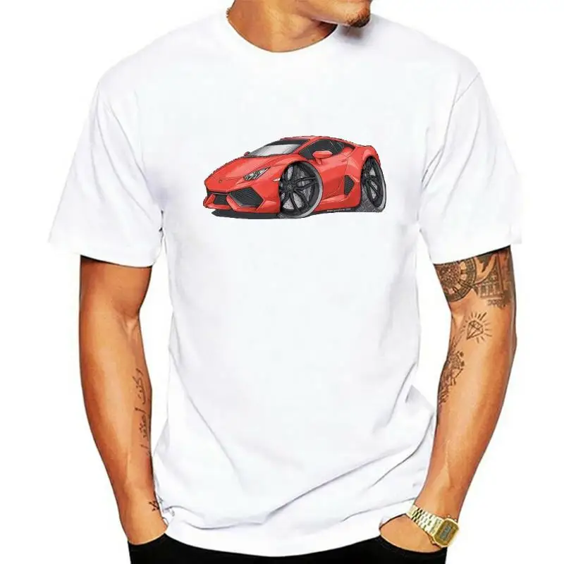 Huracan Red Black Koolart T Shirt for Men