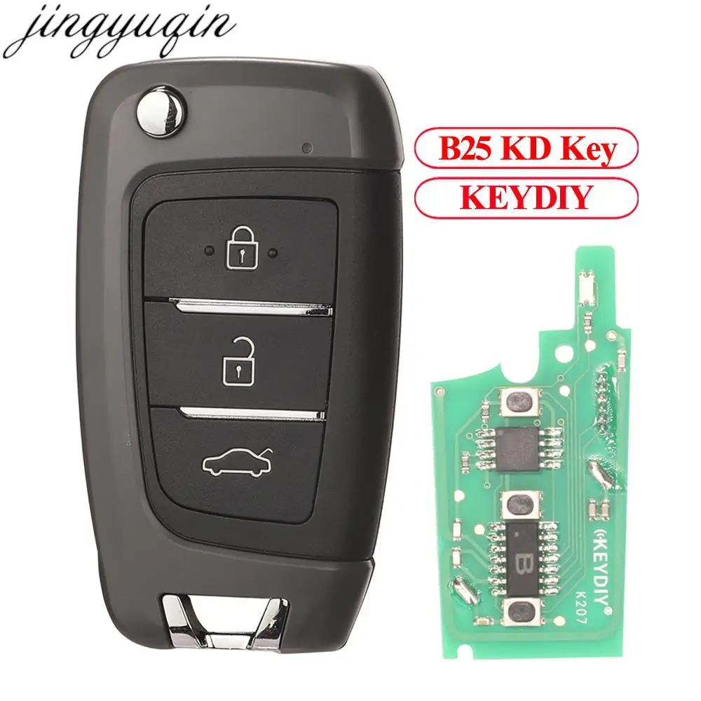 

Jingyuqin B25 KEYDIY B Series For KD900/URG200/KD MINI/KD-X2 Master Universal 3 Buttons Remote Control Smart Car Key