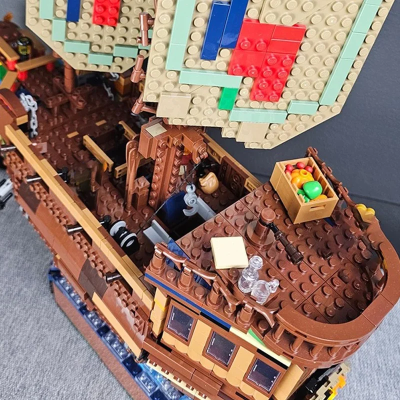 1891개 MOC 폐선 나무집 대체 조립 모델 블록 DIY 장난감 아이디어 교육용 크리스마스 선물 어린이 생일 선물