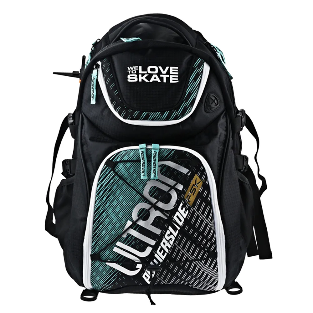 

100% Original Powerslide Skate Backpack Professional Inline Skates Functional We Love To Skate Bag Laptop Computer Camping Bag