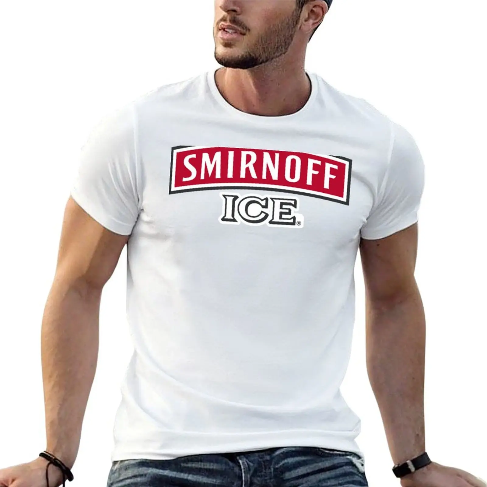 

designer Ice custom printed print shirt t t T-Shirt Logo for man man t shirts shirt Smirnoff