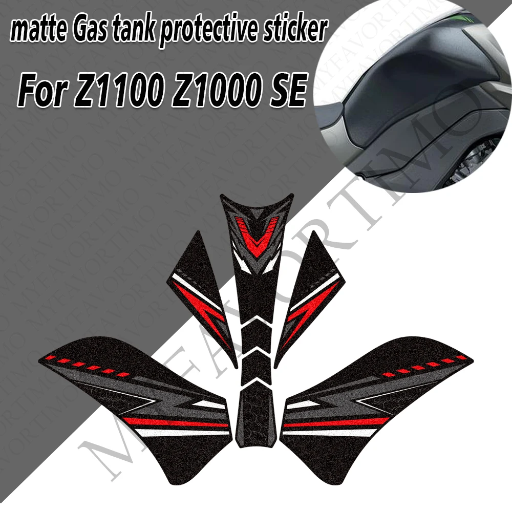MotorcycleTank Pad Knee Grip Gas Fuel Oil Protection Anti-slip Stickers Decals Accessories  For Z1100 Z1000 Z 1100 1000 SE
