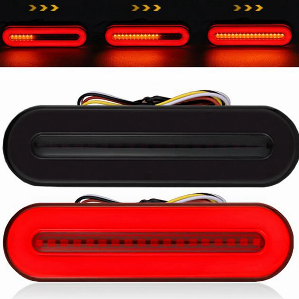 18 LED Brake Tail Turn Lights Stop Flowing Turn Signal DRL Lamp For Truck Trailer ATV UTV Car Lighting 12-24V