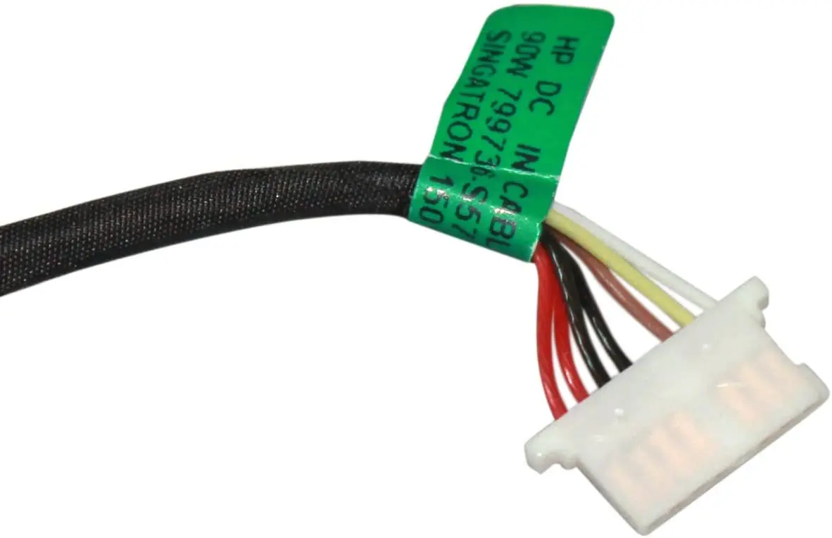 DC Power Jack with Cable Socket Plug Connector Port for HP Pavilion 15-db Series 15-db1003dx 15-db1005cl 15-db1030nr 15-db1040nr