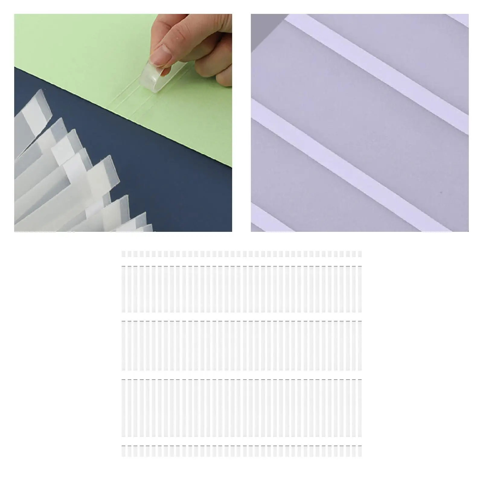Thermal Glue Strips Hot Melt Adhesion Thermal Binding for Pictures Album