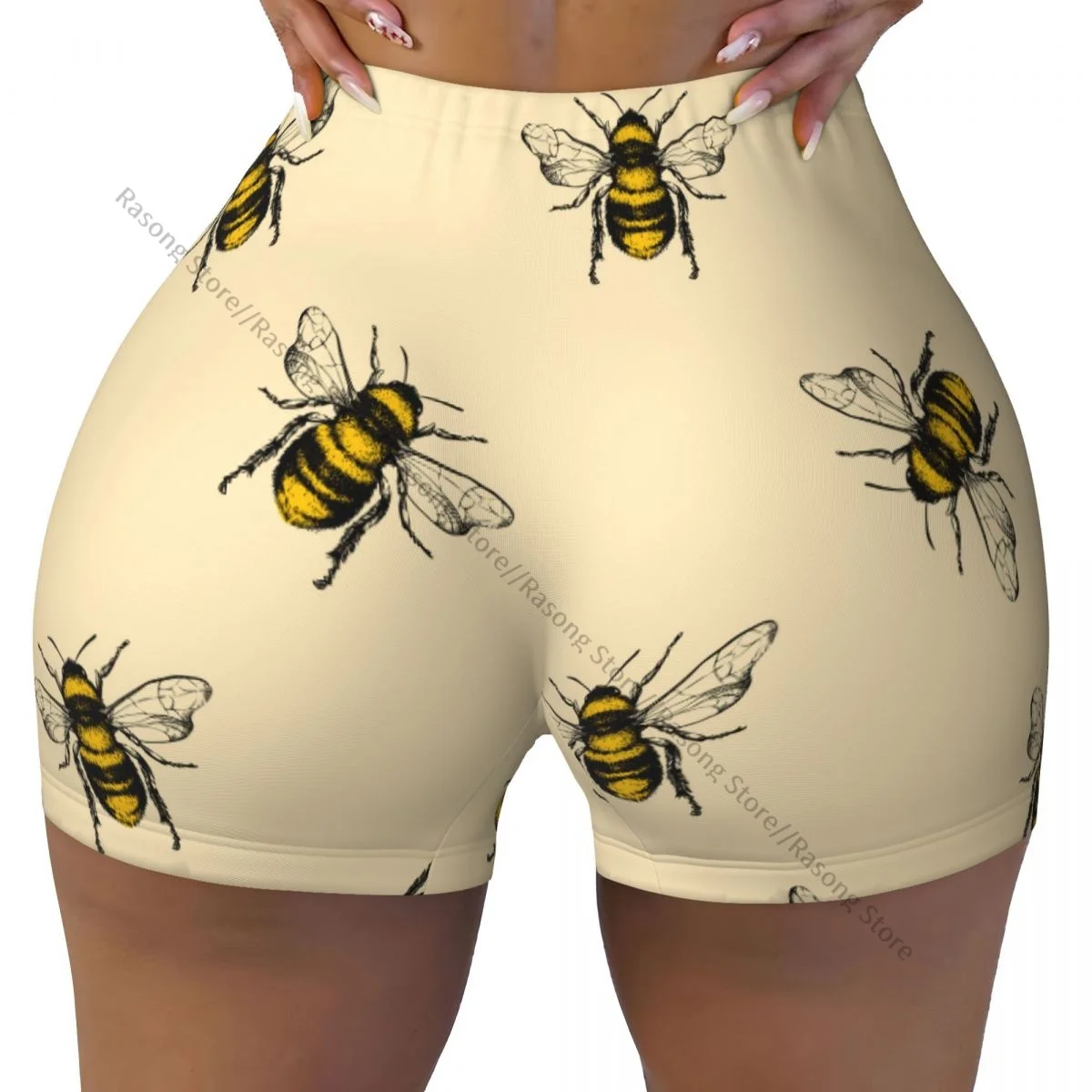 Шорты женские эластичные с эффектом пуш-ап