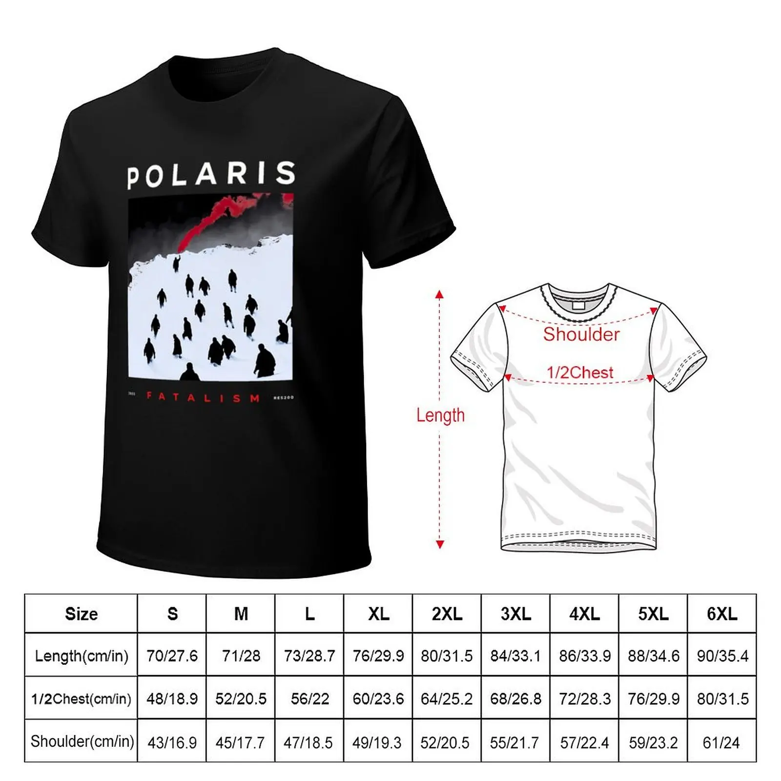 Polaris Merch Fatalism T-Shirt Anti-Fade Casual Tee Shirt