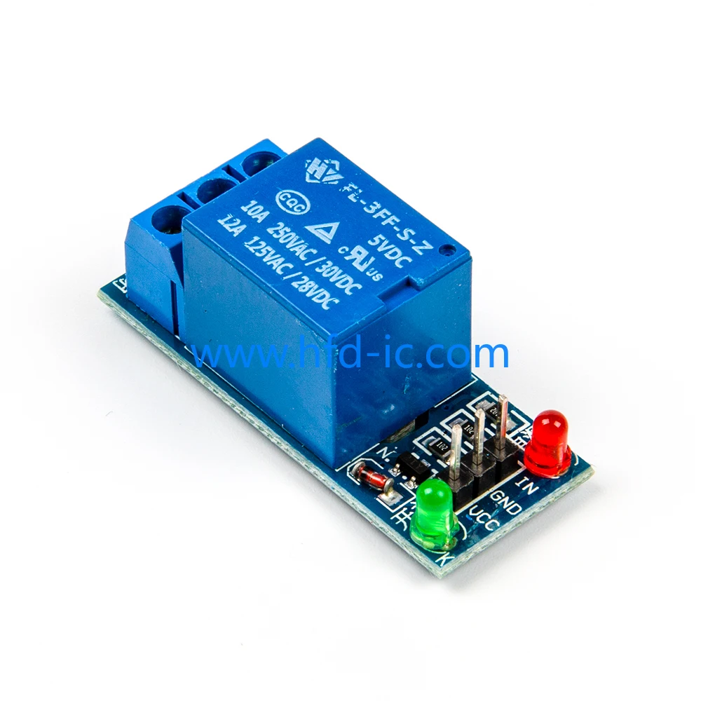 Hot Sell 1 Channel 5V Relay Module JQC-3FF-S-Z With Led JQC-3FF-S-Z