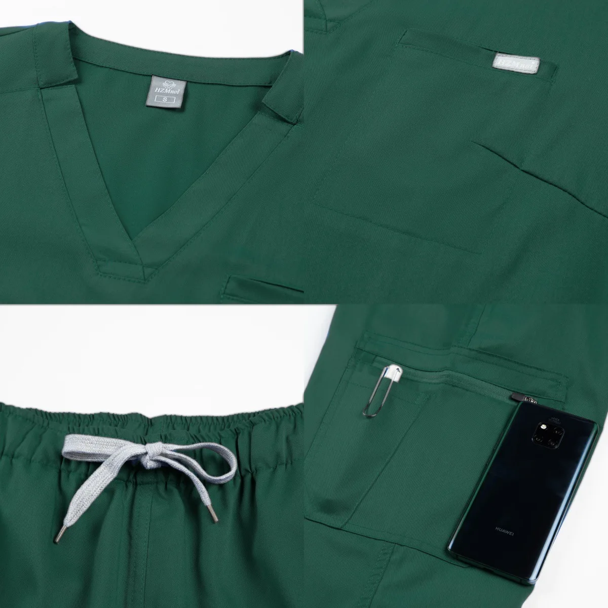 

Fashion Pet Hospital Nurse Uniform, Shirt, Women's Jogging Surgical Set, Hand Washing Suit