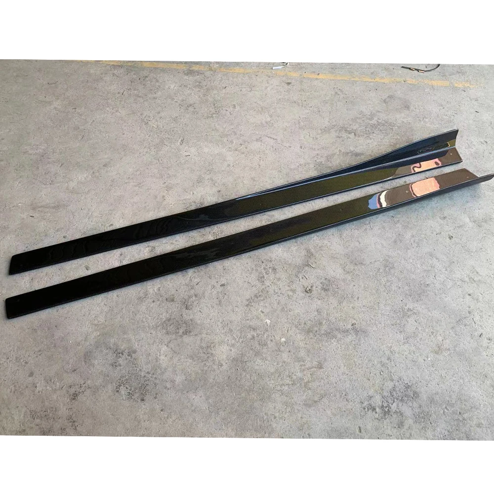 Kit corpo splitter gonna laterale in fibra di carbonio stile 3D paraurti laterale per F80 M3