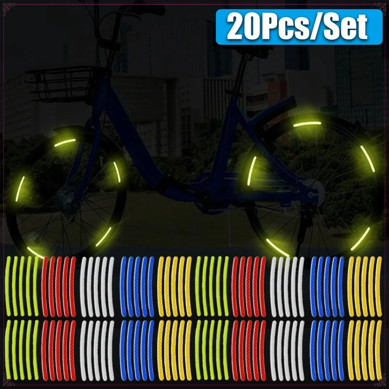

Reflective Wheel Stickers For Cars And Motorcycles Night-Ride Glow-in-the-Dark Stickers Personalised Creative Designs Auto Parts
