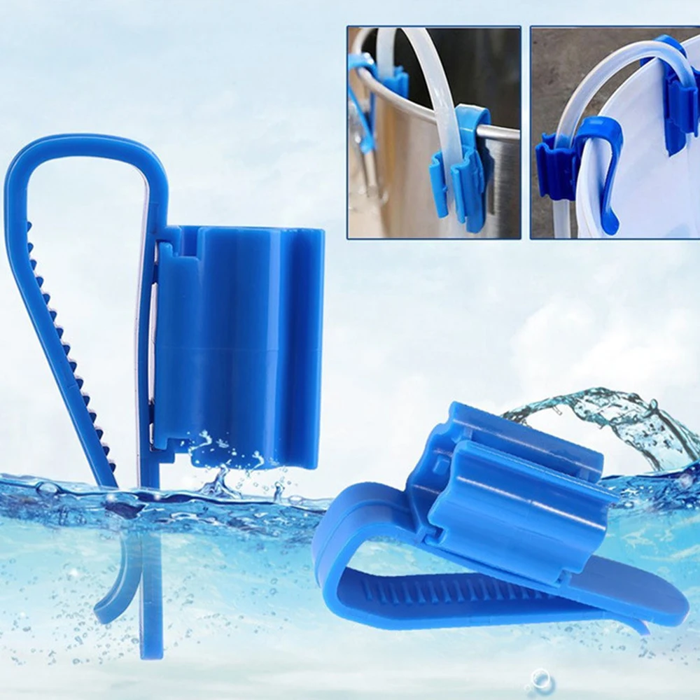 Aquarium Filtration Water Pipe Filter Hose Holder Home Brew Bucket Clip Pipe Syphon Tube Flow Control Beer Clamp Fish Tank Tools