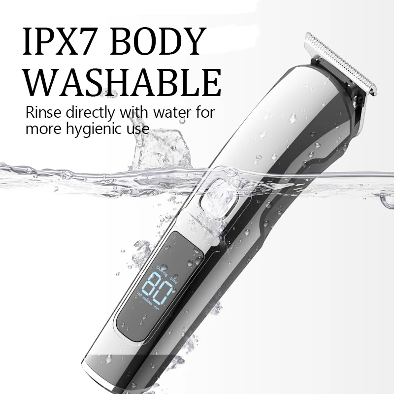 Kemei Professionnel Sans Fil Tondeuse À Cheveux Pour Hommes Électrique Barbe Tondeuse À Cheveux Barbier Rechargeable Machine De Coupe De Cheveux KM-8509