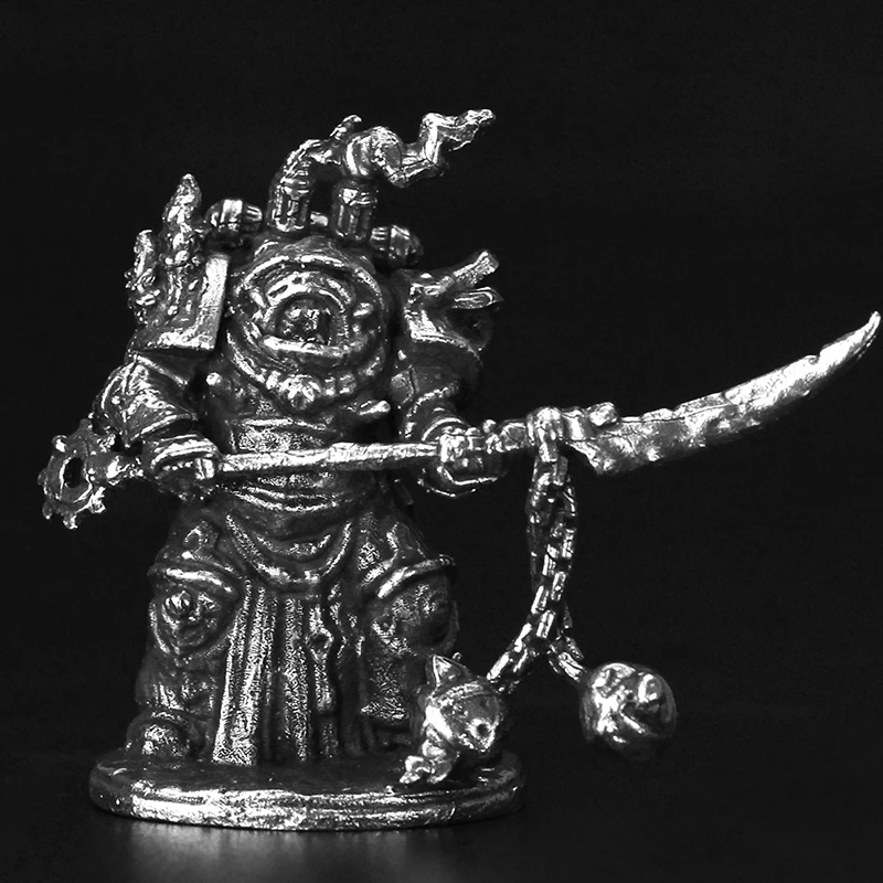 Metallo Steampunk Red Pilgrim Soldier Modello Action Figures Giocattoli Regali Ragazzi Gioco da tavolo Pezzi Ornamento in miniatura Accessori Modello