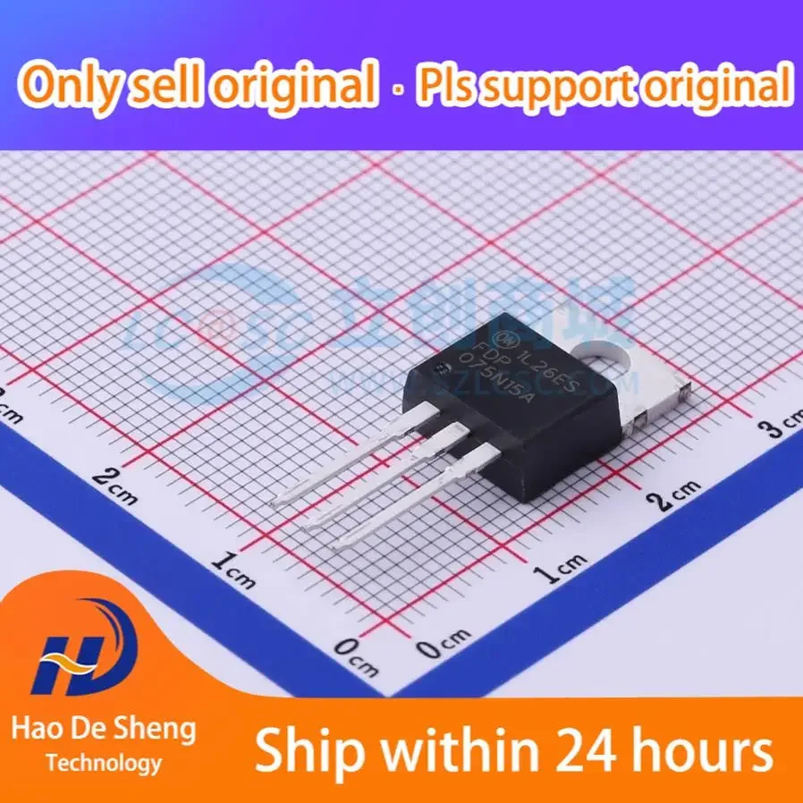 10PCS/LOT  FDP075N15A-F102 FDP075N15A TO-220-3 New Original In Stock