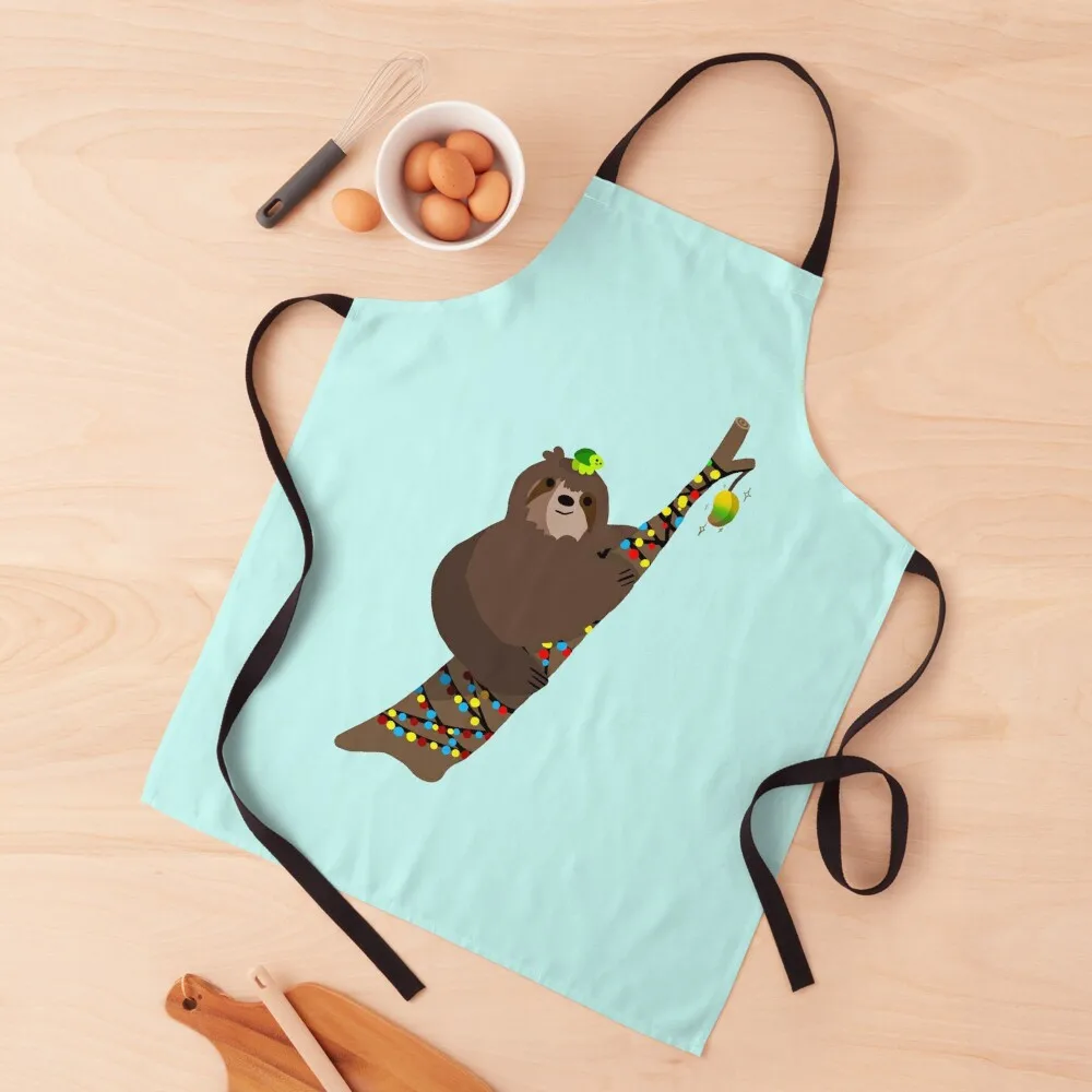 

Sloth and turtle Apron man chef uniform Men's Kitchen Men kitchen Apron